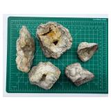 Natural Quartz Geodes (Lot of 5)