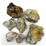Natural Crystal Mineral Specimens (Lot of 7)