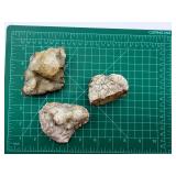 Quartz Geode Specimens (Lot of 3)