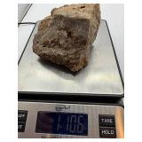 Natural Mineral Specimen With Druzy Crystal Cavity
