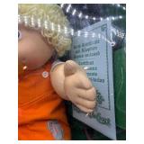 Cabbage Patch Kid - Coleco - Canada - French - Shag - Lemon Hair - Blue Eyes - Pacifier & Dimples - Boy - MIB