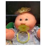 Cabbage Patch Kids - Coleco - Preemie - 1985 - Lemon Hair - Brown Eyes - Dimples & Pacifier - Boy - MIB