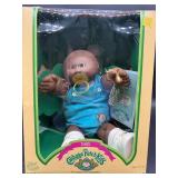 Cabbage Patch Kid - Coleco - African American - 1985 - Bald - Brown Eyes - Dimples & Pacifier - Boy - MIB