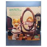 Cabbage Patch Kids - Coleco - 1985 - Twins - Boy & Girl - Braided Pigtails - Shag - Lemon Hair - Blue Eyes - Dimples and one Pacifier