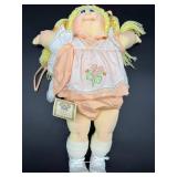 Cabbage Patch Kid - Softie - Pigtails - Lemon Hair - Girl - Peach Dress