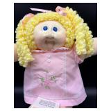 Cabbage Patch Kids - Softie - Double Popcorn Pigtails - Lemon Hair - Girl - Pink Dress