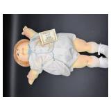 Cabbage Patch Kids - Softie - Shag - Wheat Hair - Brown Eyes - with Cap