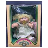 Cabbage Patch Kid - 1985 - Coleco - Pigtails - Lemon Hair - Blue Eyes - Girl - Dimples & Pacifier - with Box