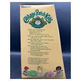 Cabbage Patch Kid - 1985 - Coleco - Pigtails - Lemon Hair - Blue Eyes - Girl - Dimples & Pacifier - with Box