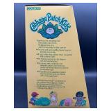 Cabbage Patch Kid - Coleco - 1985 - Yellow Blonde - Braided Ponytail - Green Eyes - Girl - Dimples - MIB