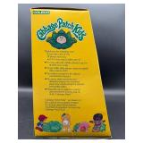 Cabbage Patch Kid - Coleco - 1985 - Yellow Blonde - Ponytail - Green Eyes - Girl - Dimples & Tooth - MIB