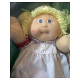 Cabbage Patch Kid - Coleco - 1985 - Pigtails - Lemon Blonde Hair - Blue Eyes - Girl - Dimples & Tooth - MIB