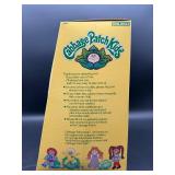 Cabbage Patch Kid - Coleco - 1985 - Pigtails - Lemon Blonde Hair - Blue Eyes - Girl - Dimples & Tooth - MIB