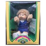 Cabbage Patch Kid - Coleco - 1985 - Loop - Wheat Hair - Blue Eyes - Boy - Dimples & Tooth - MIB