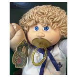 Cabbage Patch Kid - Coleco - 1985 - Loop - Wheat Hair - Blue Eyes - Boy - Dimples & Pacifier - MIB - Paddy Gordon - #1