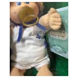 Cabbage Patch Kid - Coleco - 1985 - Loop - Wheat Hair - Blue Eyes - Boy - Dimples & Pacifier - MIB - Garvey Irving - #2
