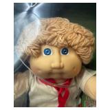 Cabbage Patch Kid - Coleco - 1985 - Loop - Champagne Hair - Blue Eyes - Boy - Dimples - MIB