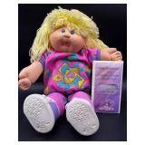 Cabbage Patch Kid - Designer Series - Lemon Hair - Violet Eyes - Girl - Dimples - Missing Pacifier