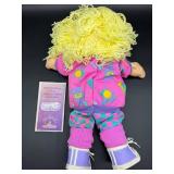 Cabbage Patch Kid - Designer Series - Lemon Hair - Violet Eyes - Girl - Dimples - Missing Pacifier