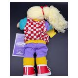 Cabbage Patch Kid - Designer Series - Blonde - Ponytail - Brown Eyes - Girl - Chin Dimple