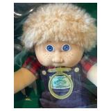 Cabbage Patch Kid - Arxon - German - Fuzzy - Blonde Hair - Blue Eyes - Boy - Dimples, Freckles & Pacifier - MIB