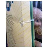 Cabbage Patch Kid - Jesmar - Fuzzy - Tan Hair - Blue Eyes - Boy - Dimples & Pacifier - MIB