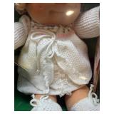 Cabbage Patch Kid - Coleco - Braided Ponytail - Tan Hair - Green Eyes - Dimples & Pacifier - MIB