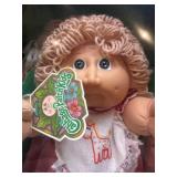 Cabbage Patch Kid - Coleco - 1985 - Braided Ponytail - Champagne - Green Eyes - Girl - Dimples - MIB