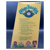 Cabbage Patch Kid - Coleco - 1985 - Double Braided Ponytails - Gold Hair - Blue Eyes - Girl - Dimples & Pacifier - MIB