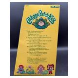Cabbage Patch Kid - Coleco - 1985 - Braided Ponytail - Champagne Hair - Green Eyes - Girl - Dimples & Pacifier - MIB