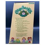 Cabbage Patch Kid - Coleco - 1985 - Double Braided Ponytail - Gold Hair - Blue Eyes - Girl - Dimples & Tooth - MIB