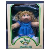 Cabbage Patch Kid - Ideal - Les Patoufs - Double Braided Ponytail - Gold Hair - Green Eyes - Girl - Dimples & Freckles - MIB