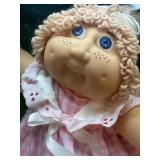 Cabbage Patch Kid - Jesmar - Single Ponytail - Champagne Hair - Blue Eyes - Girl - Dimples & Freckles - MIB