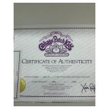 Cabbage Patch Kids Kellyn Marie Porcelain Doll 16in Limited Edition NIB
