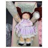 Vintage Cabbage Patch Kids Stephanie Anne Porcelain Doll 4881 16 in