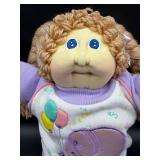 Cabbage Patch Kid - Softie - Double Braided Ponytail - Champagne Hair - Blue Eyes - Girl - No Box