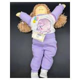 Cabbage Patch Kid - Softie - Double Braided Ponytail - Champagne Hair - Blue Eyes - Girl - No Box