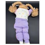 Cabbage Patch Kid - Softie - Double Braided Ponytail - Champagne Hair - Blue Eyes - Girl - No Box