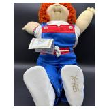 Cabbage Patch Kid - Softie - Popcorn - Orange Hair - Green Eyes - Boy - No Box
