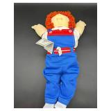 Cabbage Patch Kid - Softie - Popcorn - Orange Hair - Green Eyes - Boy - No Box