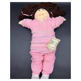 Cabbage Patch Kid - Softie - Double Ponytail - Brown Hair - Brown Eyes - Girl - No Box