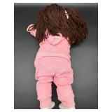 Cabbage Patch Kid - Softie - Double Ponytail - Brown Hair - Brown Eyes - Girl - No Box