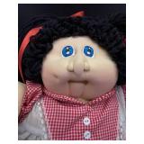 Cabbage Patch Kid - Softie - Double Ponytail - Black Hair - Blue Eyes - Girl - No Box