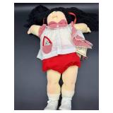Cabbage Patch Kid - Softie - Double Ponytail - Black Hair - Blue Eyes - Girl - No Box