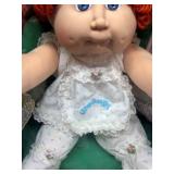 Cabbage Patch Kid - Coleco - Popcorn - Orange - Blue Eyes - Girl - Dimples & Tongue - MIB