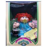 Cabbage Patch Kid - Coleco - 1985 - Double Braided Ponytail - Orange Hair - Blue Eyes - Girl - Dimples & Pacifier - MIB