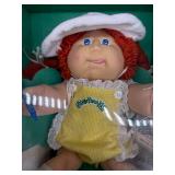 Cabbage Patch Kid - Coleco - Double Braided Ponytail - Orange Hair - Blue Eyes - Girl - Dimples & Tongue - Hand Holds - MIB
