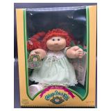 Cabbage Patch Kids - Coleco - Double Braided Ponytails - Orange Hair - Blue Eyes - Girl - Freckles- MIB