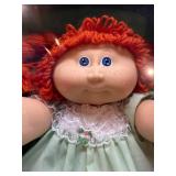Cabbage Patch Kids - Coleco - Double Braided Ponytails - Orange Hair - Blue Eyes - Girl - Freckles- MIB