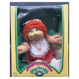 Cabbage Patch Kids - Coleco - Popcorn Ponytail - Orange Hair - Green Eyes - Girl - Dimples - MIB